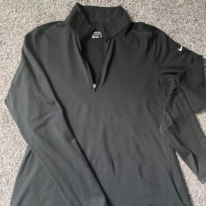 Nike Golf women’s Size L, quarter zip pullover Black